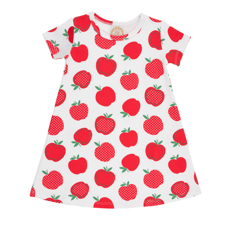 THE BEAUFORT BONNET COMPANY POLLYS PLAY DRESS-SHORT SLEEVE-Ardsley Park Apples