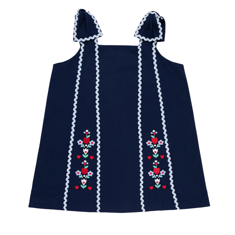 THE BEAUFORT BONNET COMPANY DONNA DRESS-Nantucket Navy/Beale Street Blue