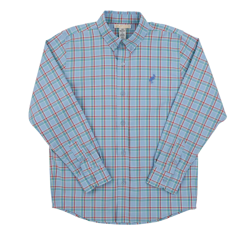 THE BEAUFORT BONNET COMPANY DEAN'S LIST DRESS SHIRT Kensington Court Plaid/Barbados
