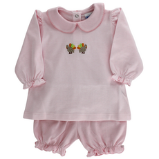BAILEY BOYS GIRL'S TURKEY TROT-BLOOMER SET