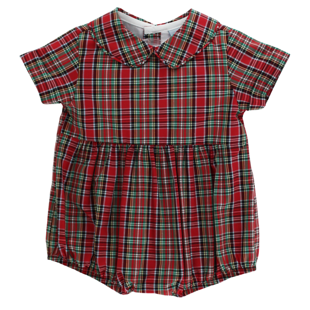 BAILEY BOYS TARTAN W NAVY CORD-DRESSY BUB SHORT