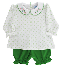 BAILEY BOYS GIRL'S PETITE PUMPKINS-BLOOMER SET