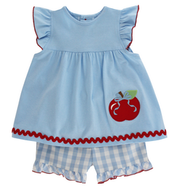 BAILEY BOYS GIRL'S APPLE OF MY EYE- SHORT SET