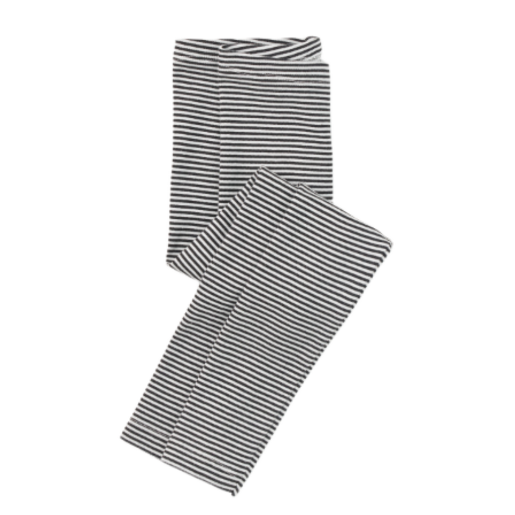 STRIPED LEGGINGS Jet Black