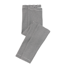 STRIPED LEGGINGS Jet Black