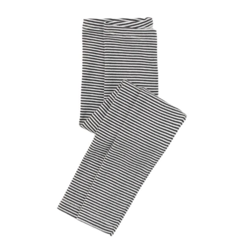STRIPED LEGGINGS Jet Black