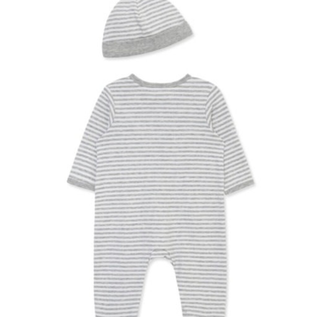 Little Me race cars footie-hat
