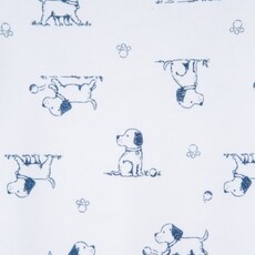 Little Me puppy toile gown/hat