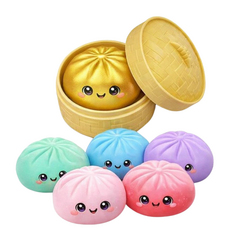 4" MYSTERY SQUISHY DUMPLING-ASSORTED COLORS