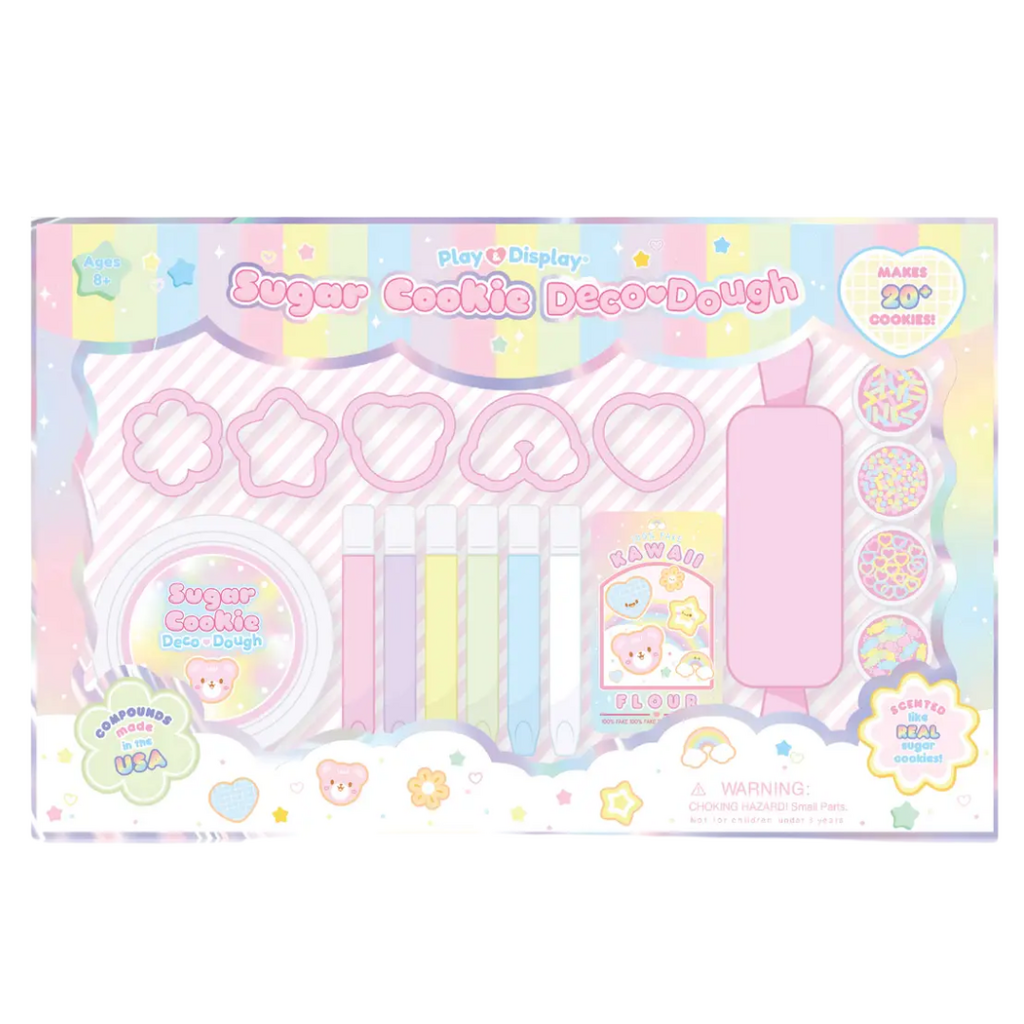 Play & Display Sugar Cookie Deco Dough Diy Craft Kit