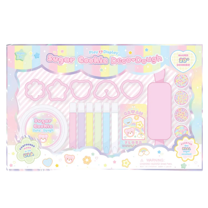 Play & Display Sugar Cookie Deco Dough Diy Craft Kit