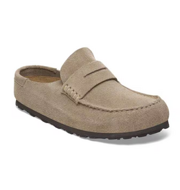 birkenstock NAPLES WRAPPED SUEDE TAUPE
