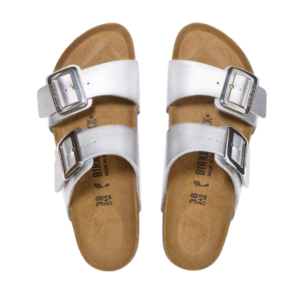 birkenstock Sydney Luxe Buckle BF Silver