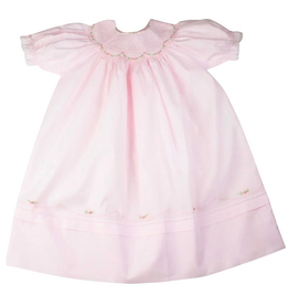 FELTMAN BROTHERS ROSETTE BISHOP DRESS-PINK