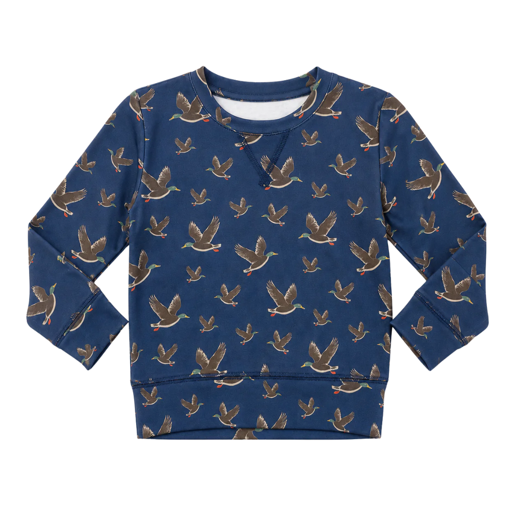 BUSHEL&APECK Logan Crewneck-Heritage Mallard