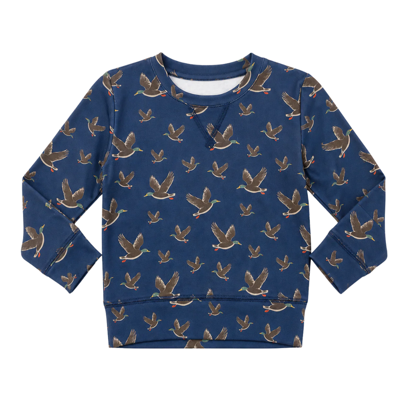 BUSHEL&APECK Logan Crewneck-Heritage Mallard