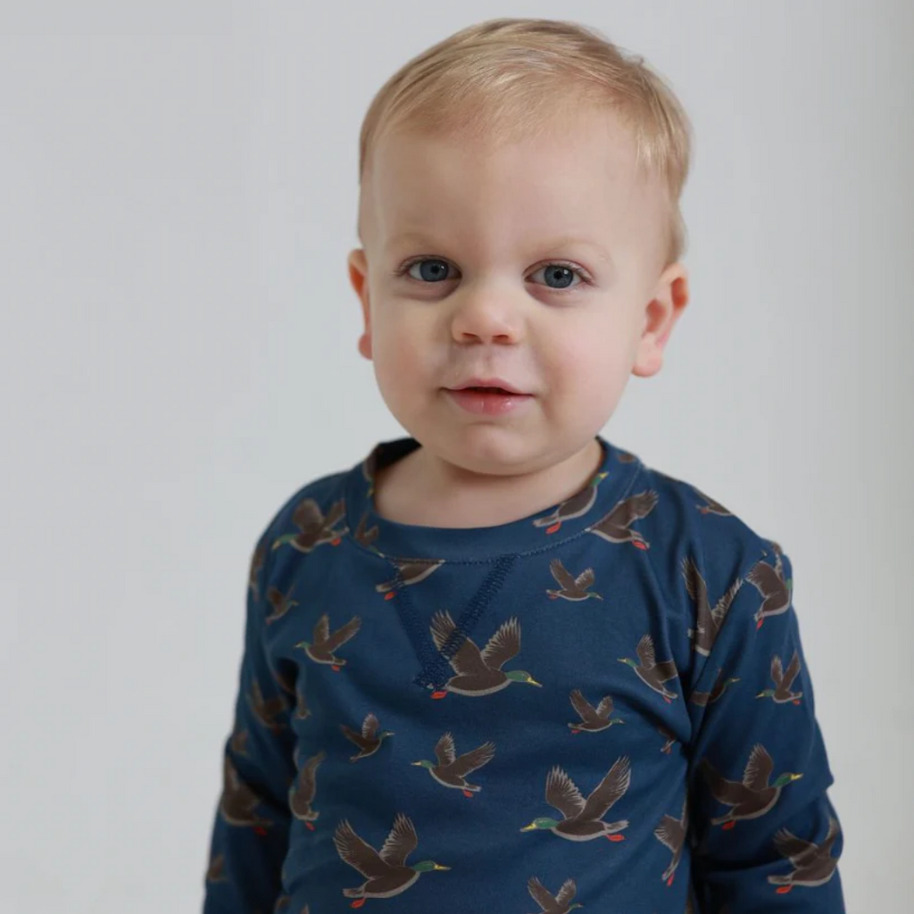 BUSHEL&APECK Logan Crewneck-Heritage Mallard