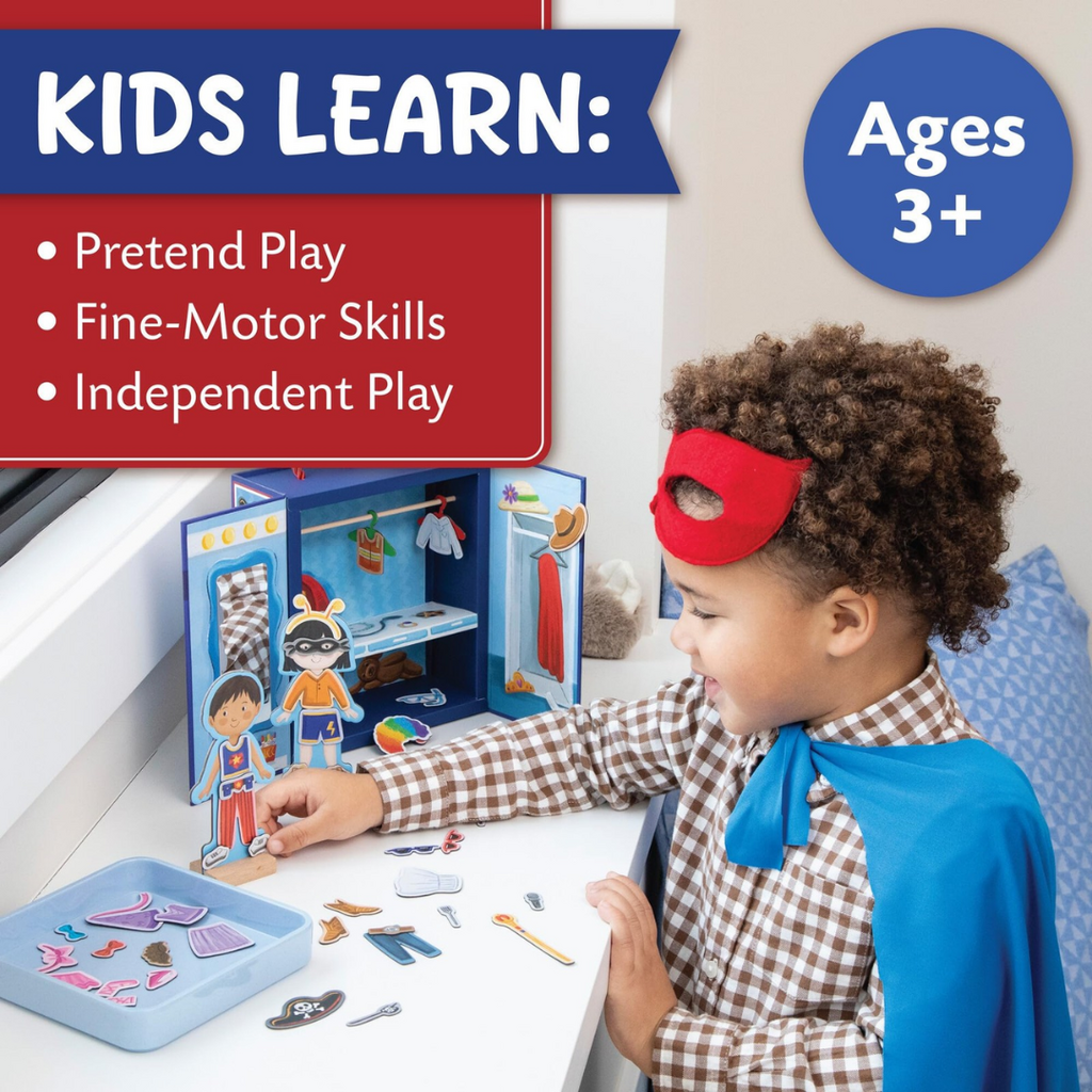 MW WHOLESALE Magnetic Dress Up-Playful Pretend
