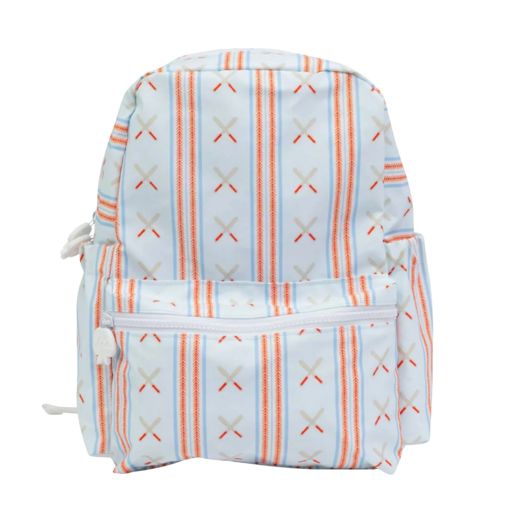 APPLE OF MY ISLA The Backpack in Baseball-Large