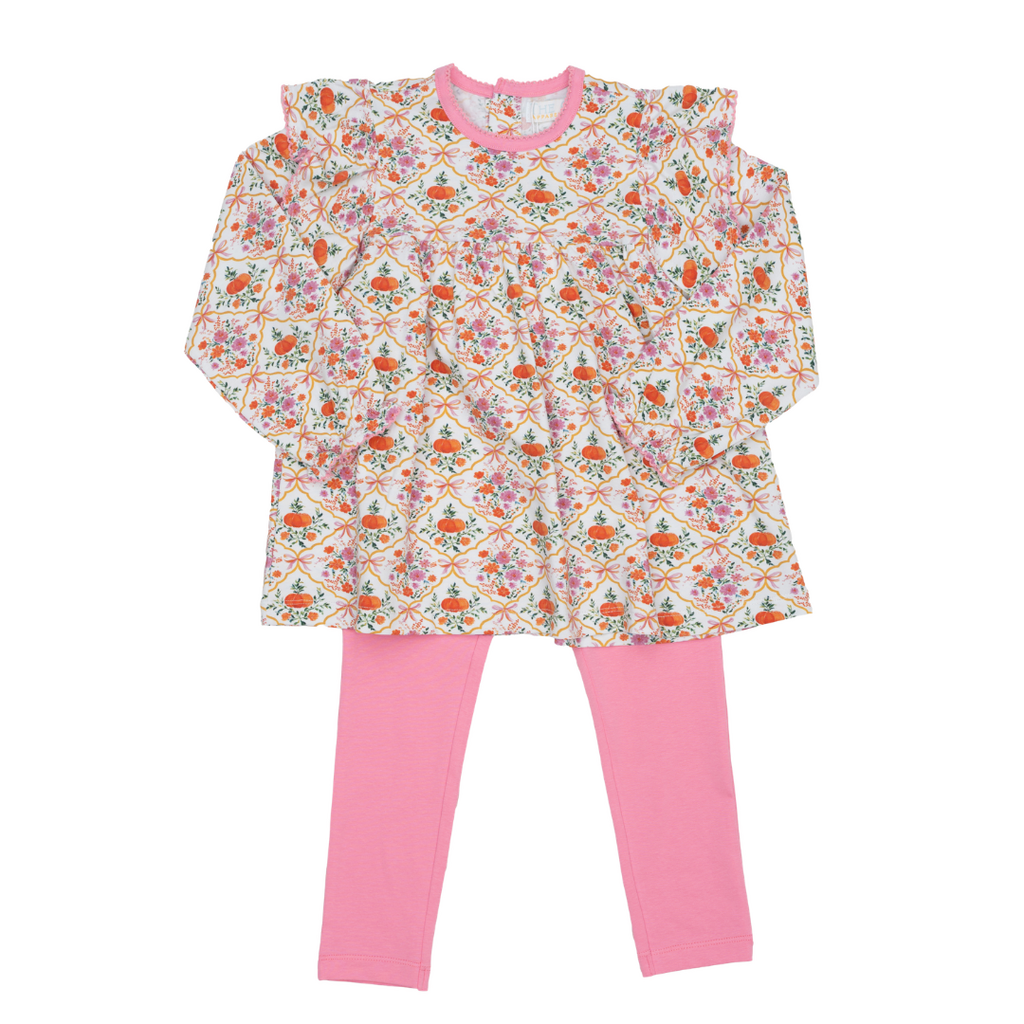 The Oaks Apparel Abree Pretty Pumpkin Legging Set