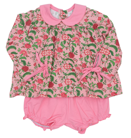 The Oaks Apparel Mary Charlotte Petalberry Pink Bloomer Set