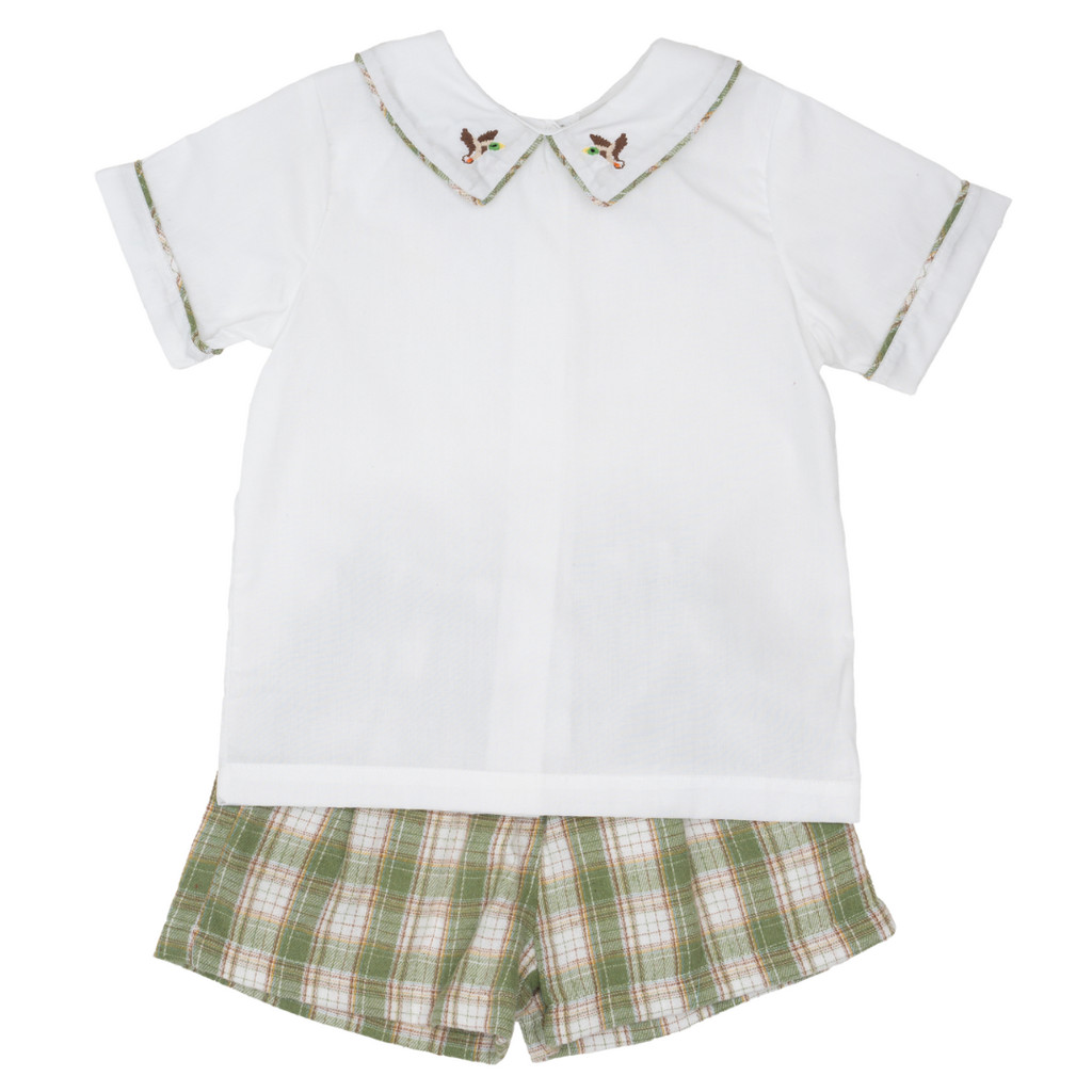 The Oaks Apparel John Mallard Grove Plaid Short Set