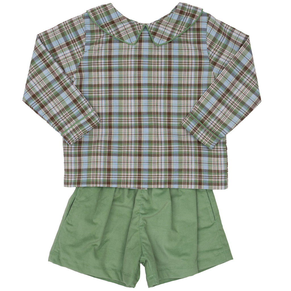 The Oaks Apparel John Greenbriar Plaid Short Set