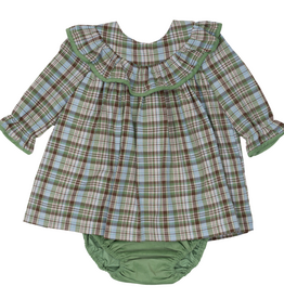 The Oaks Apparel Layla Greenbriar Plaid Bloomer Set