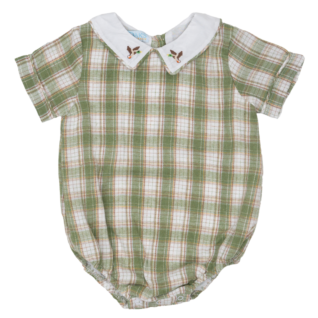 The Oaks Apparel Phillip Mallard Grove Plaid Bubble