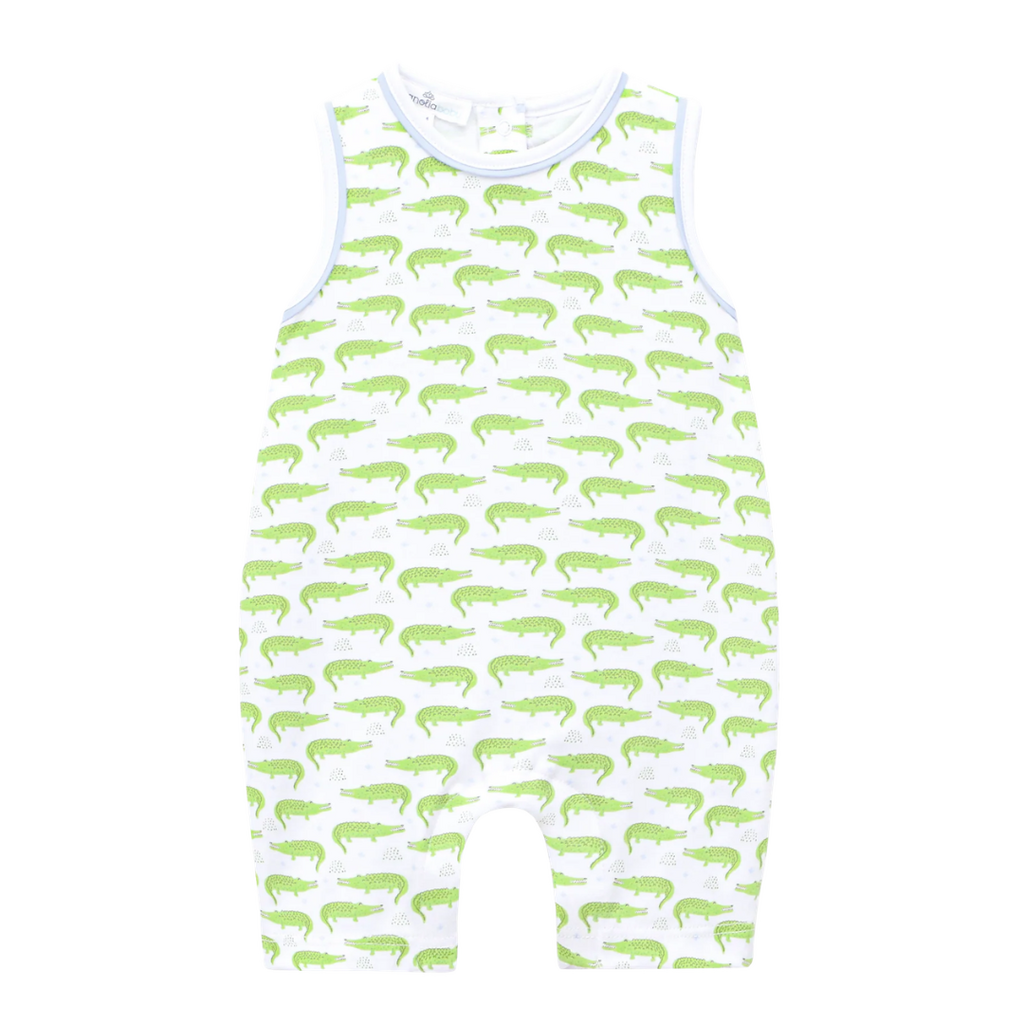 MAGNOLIA BABY Bayou Baby Short Playsuit - Light Blue