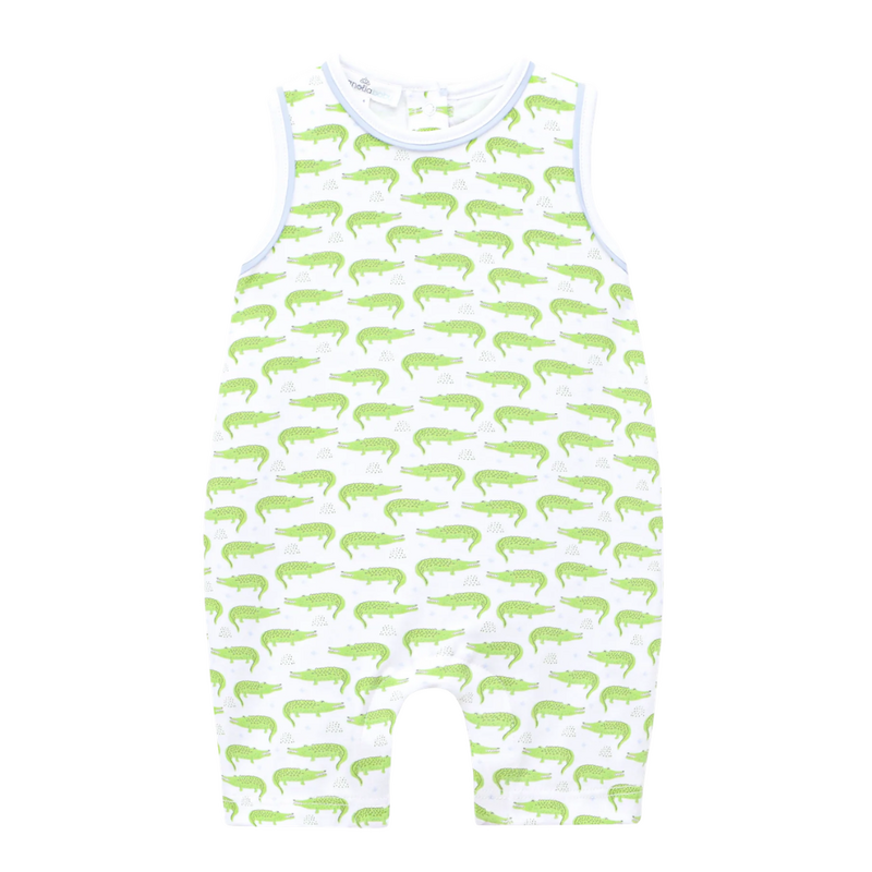MAGNOLIA BABY Bayou Baby Short Playsuit - Light Blue