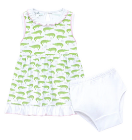 MAGNOLIA BABY Bayou Baby Print Dress-Pink