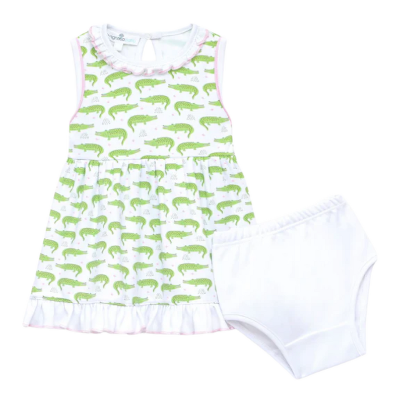 MAGNOLIA BABY Bayou Baby Print Dress-Pink