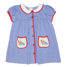 LULU BEBE BEA Dress- Back to School Applique