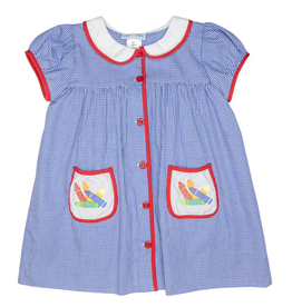 LULU BEBE BEA Dress- Back to School Applique