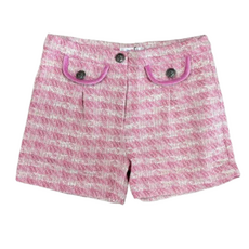 LULU BEBE Pink Tweed Donna Shorts