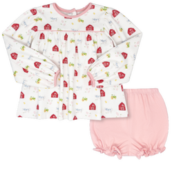 LULLABY SET BETSY BLOOMER SET LS-BARNYARD TALES