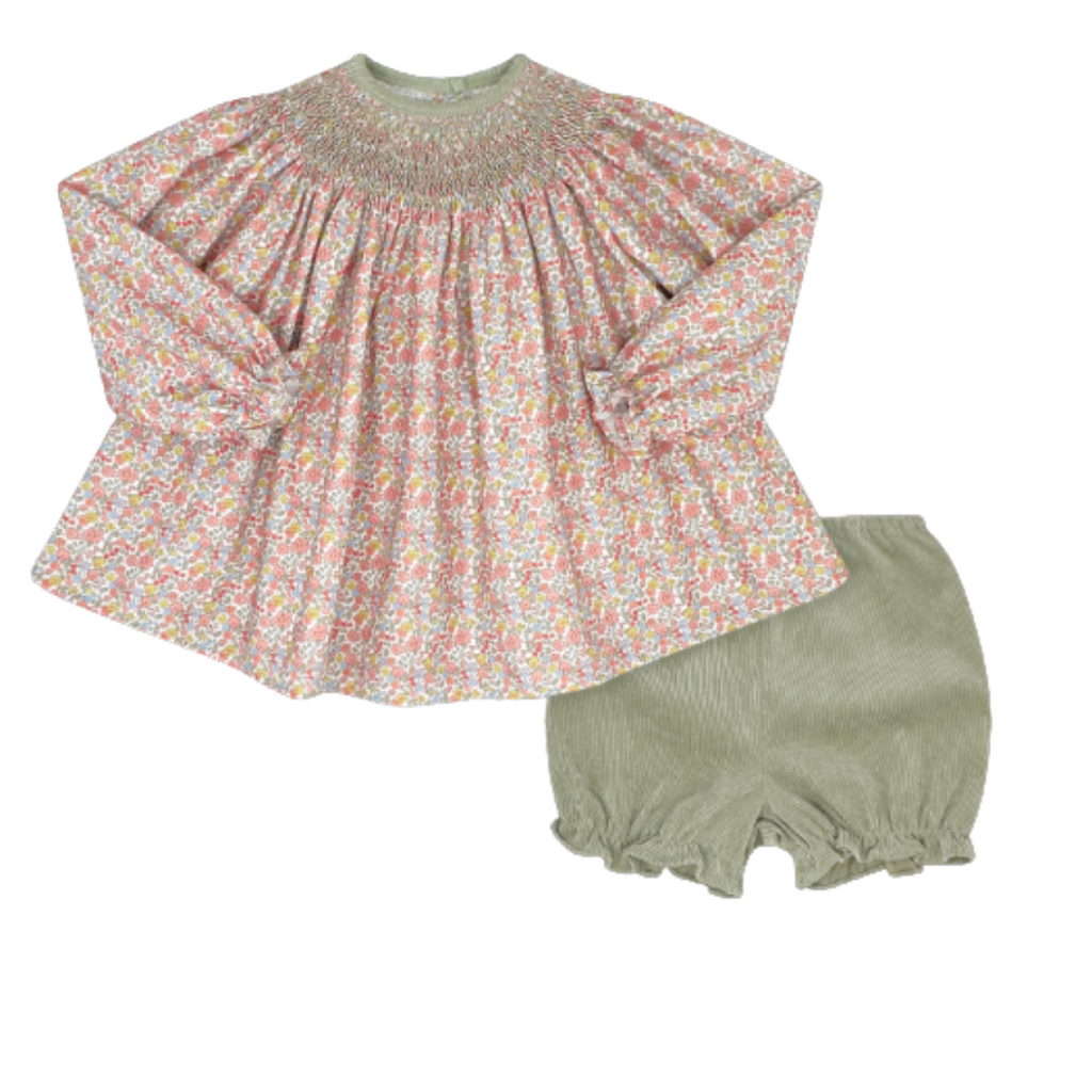 LULLABY SET BETSY BLOOMER SET LS-AUTUMN GARDEN