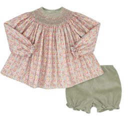 LULLABY SET BETSY BLOOMER SET LS-AUTUMN GARDEN