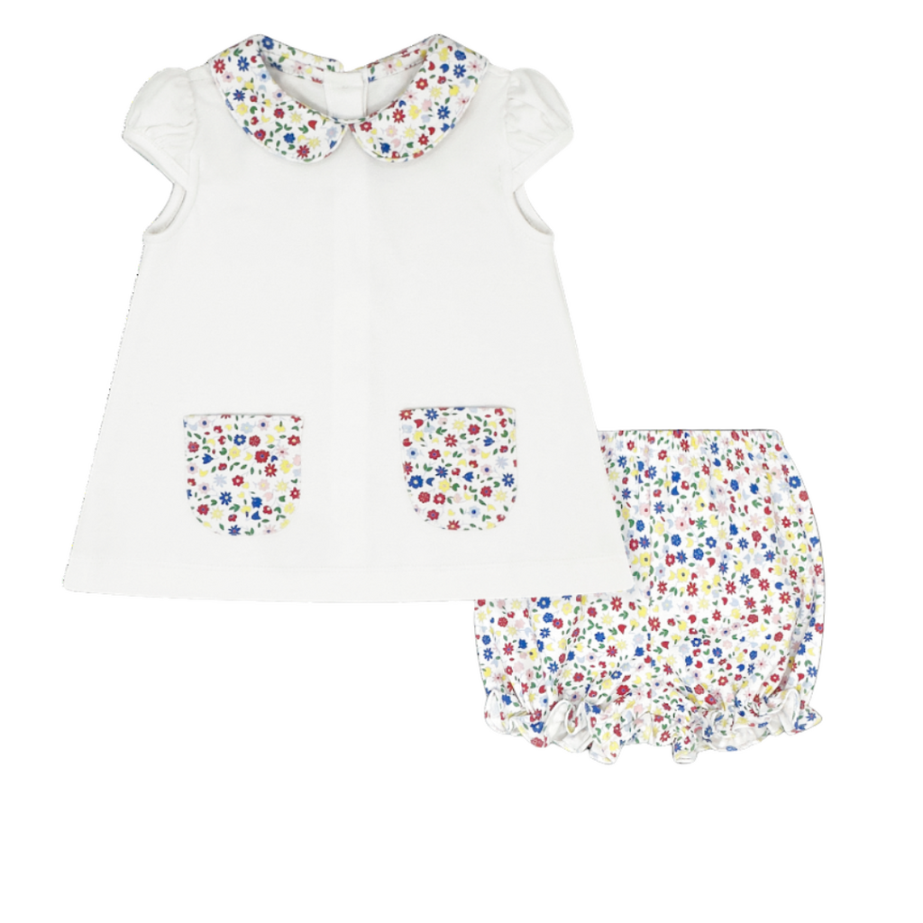 LULLABY SET BLESSINGS BLOOMER/SHORT SET-HOMEROOM BLOOMS