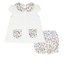 LULLABY SET BLESSINGS BLOOMER/SHORT SET-HOMEROOM BLOOMS