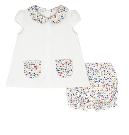 LULLABY SET BLESSINGS BLOOMER/SHORT SET-HOMEROOM BLOOMS