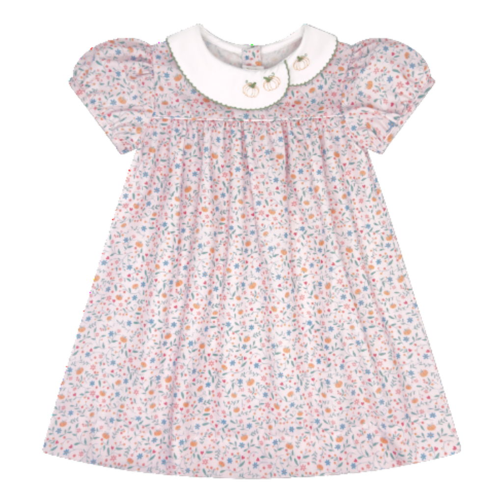 LULLABY SET ELOISE DRESS-PUMPKIN GROVE FLORAL