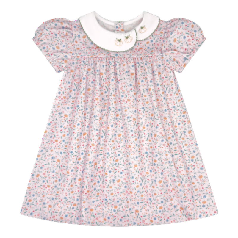 LULLABY SET ELOISE DRESS-PUMPKIN GROVE FLORAL
