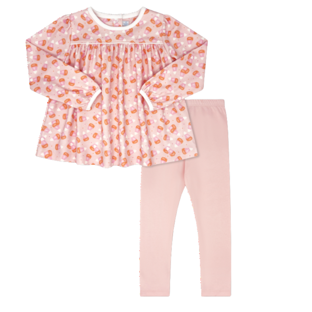 LULLABY SET MEMORY MAKING LEGGING SET-CANDY CORN KISSES