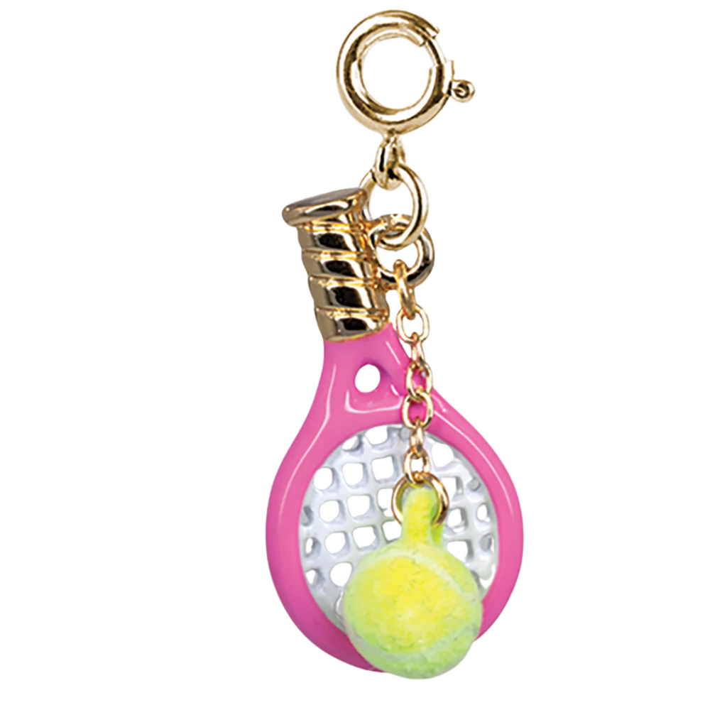 CHARM IT! GOLD TENNIS RACQUET CHARM