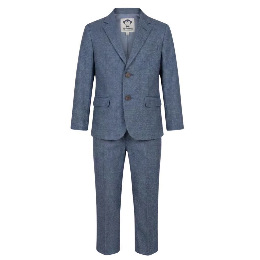 Appaman Indigo Chambray Stretchy Mod Suit