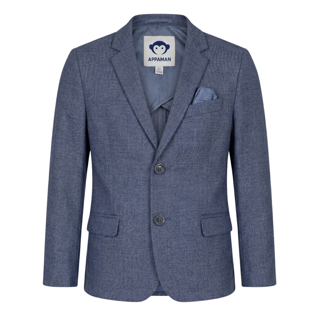 Appaman Indigo Chambray Stretchy Mod Suit