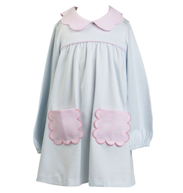 THE PROPER PEONY Scallop Pocket Dress