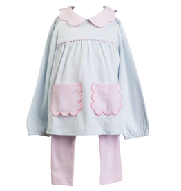 THE PROPER PEONY Scallop Pocket Tunic Set